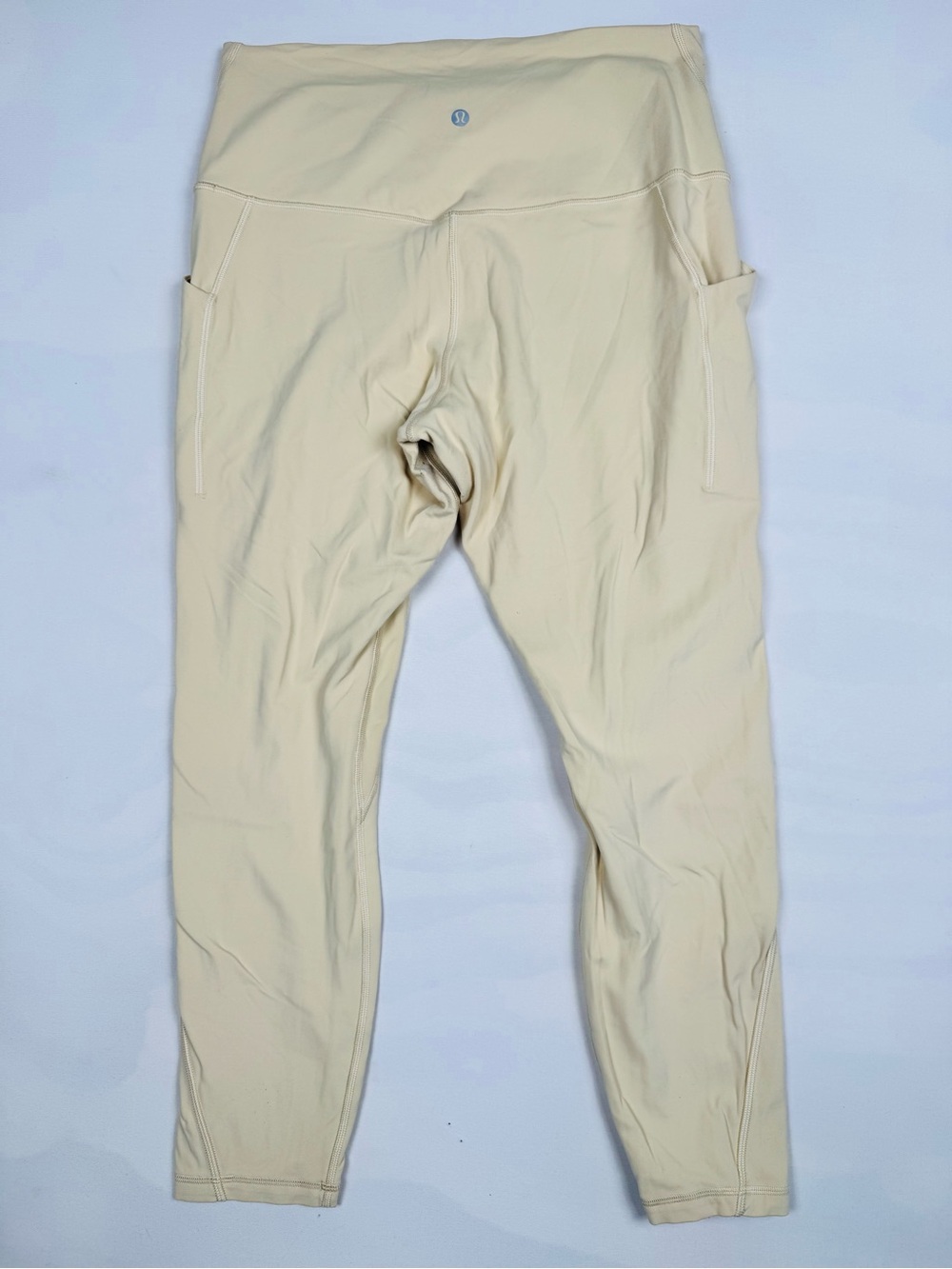 Lululemon Align High-Rise Pant Pockets 25" Prosecco Beige Women’s 12 Retail $128 - Picture 6 of 7